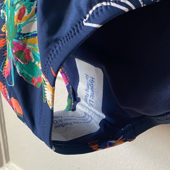 Sea Angel Floral Printed One Piece Bathing Suit - Picture 5 of 5